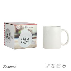 China White Stoneware Ceramic Sublimation Mug 11OZ Orca Coating Custom Logo factory