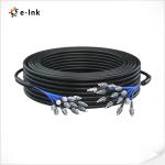 Outdoor Armored 2-12Core SM Fiber Patch Cable (SC, LC, FC, ST Connector Optional