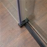 Stainless Sliding Glass Shower Door