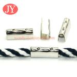 jiayang metal logo aglet engraved logo laser logo shoelace cord end tips