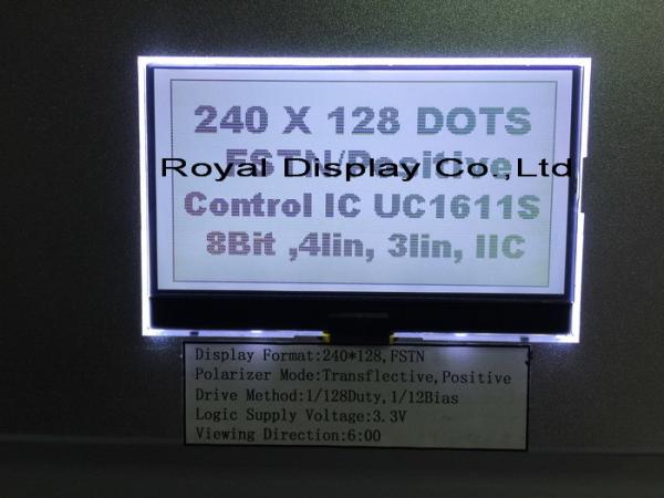 China 240*128 Dots Graphic LCD Module For Air Conditioner / Home Automation factory