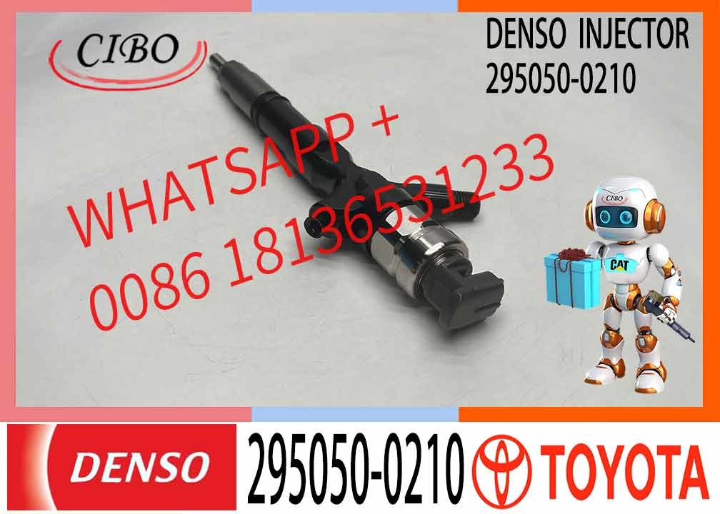 Common Rail Fuel Injector 23670-30410 Common Rail Injetor 295050-0210 For TOYOTA 1KD-FTV