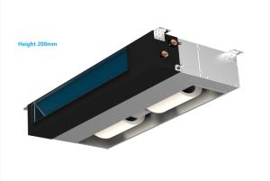 China Ceiling Conceal 200mm Duct Fan Coil Unit With BMS System factory