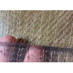 0.17mm Size 5 In X 20 Ft Copper Wire Mesh Gas Liquid Filter Fabric Screen
