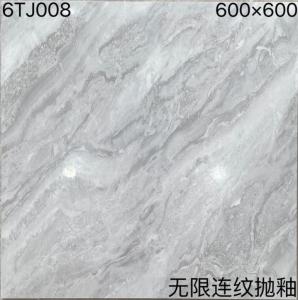 China Lustrous Clay Square Porcelain Tile Grey Sparkle For Floor Wall factory