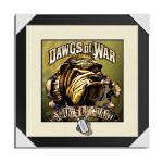 Lovely Dog Painting 3D Lenticular Poster With Frame For Office Decoration