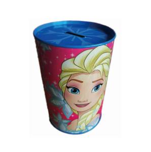 China Metal Tin Piggy Bank For Kids Coin Saving Tin Can D100x153 mm factory