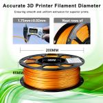 iboss Strong PETG Gold 3D Printer Filament 1.75mm Dimensional Accuracy +/- 0