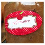 Adhesive Glossy Private Canned Food Labels Jar Seal Frozen Food Label