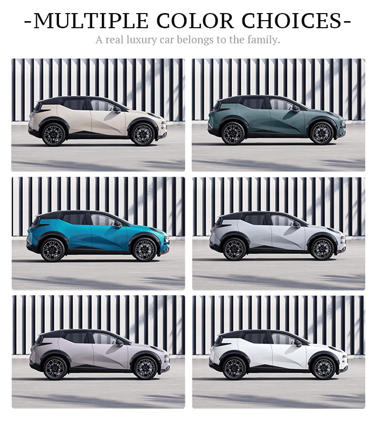 2023 2024 ZEEKR X 4WD Automatic Energy Electric SUV Made in Silver Body Structure 2 3 Layout