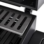 Customized Logo Print Steel Burger BBQ 4 Burners Outdoor Gas Barbeque Grill with