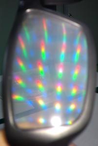 China Christmas Day 3D Fireworks Glasses Disposable High Transmittance factory