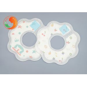 Gentle Round Shape Newborn Dribble Bibs Dribble Catcher Bibs