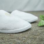 Flat Travel Spa Hotel Terry Massaging Slippers For Adults