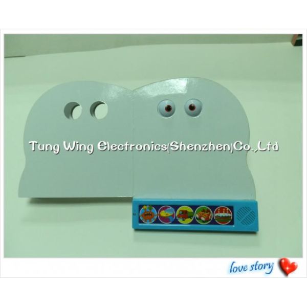 Baby Music Book Sound Recording Module ABS Material With 2 LED