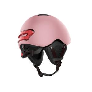 China Pink BT 5.0 Motorcycle Brake Light Helmet Smart Mountain Bicycle Helmets factory