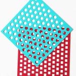 Stainless Steel Painting Square Hole Perforated Sheet For Sunshades