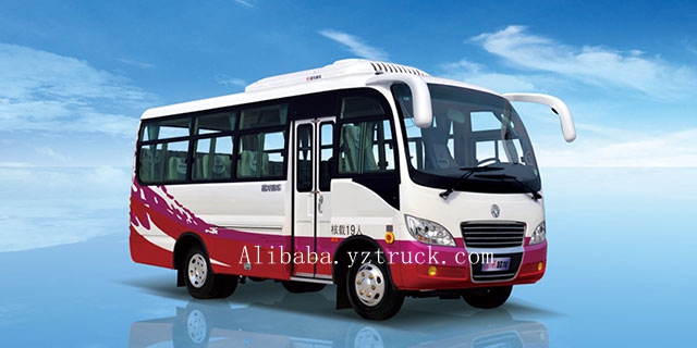 19-Seat Luxury Passenger Bus with Engine Capacity 4L Customer's Requirement and Sale