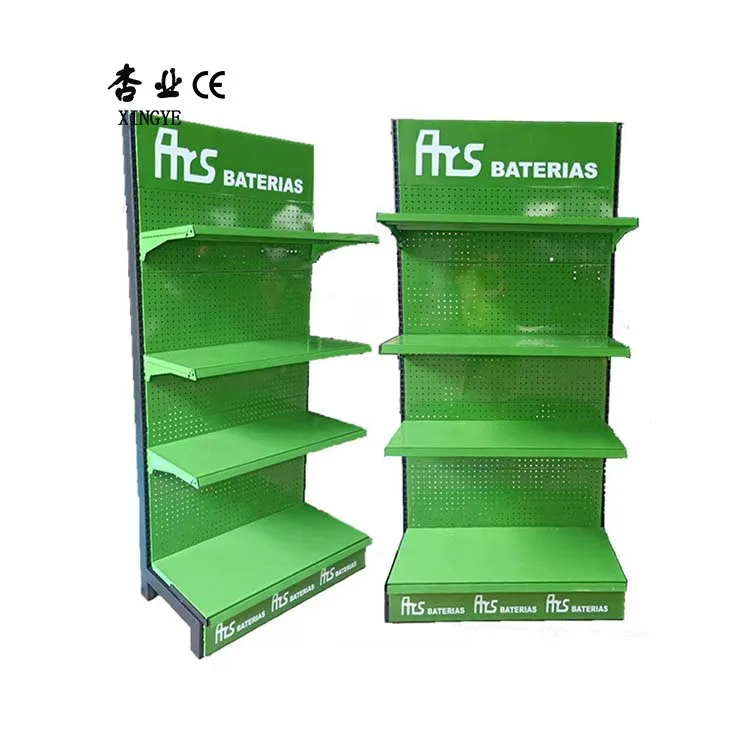 Factory customized color size grocery shelf rack supermarket shelves mini store display rack