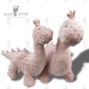 China 39 X 47cm Cuddle Cartoon Plush Toy Cuddle Stuffed Pink Dinosaur Soft Toy factory