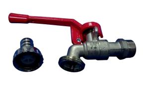 China Brass Lead Free Plumbing Valves Washing Machine Taps With Aluminum Lock Handle factory