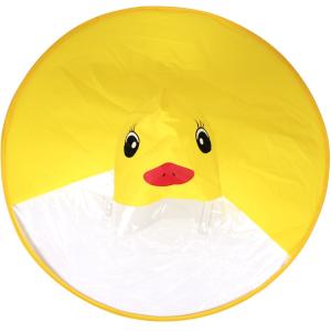 China Waterproof Reusable Plastic Children Foldable Raincoat 90cm Height factory