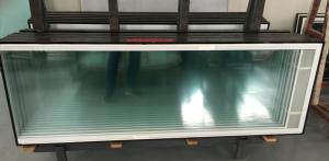 China 25.4mm Blinds Between Glass Flat Shape Blinds For Patio Doors Heat Insulation OEM factory