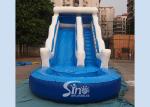 18ft wave commercial inflatable water slide party for kids and adults with 0