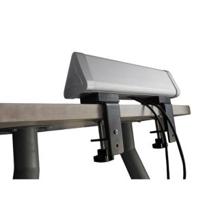 Silver Color USB Power Strip , 250V Mountable Power Strip Clamp On Mounted