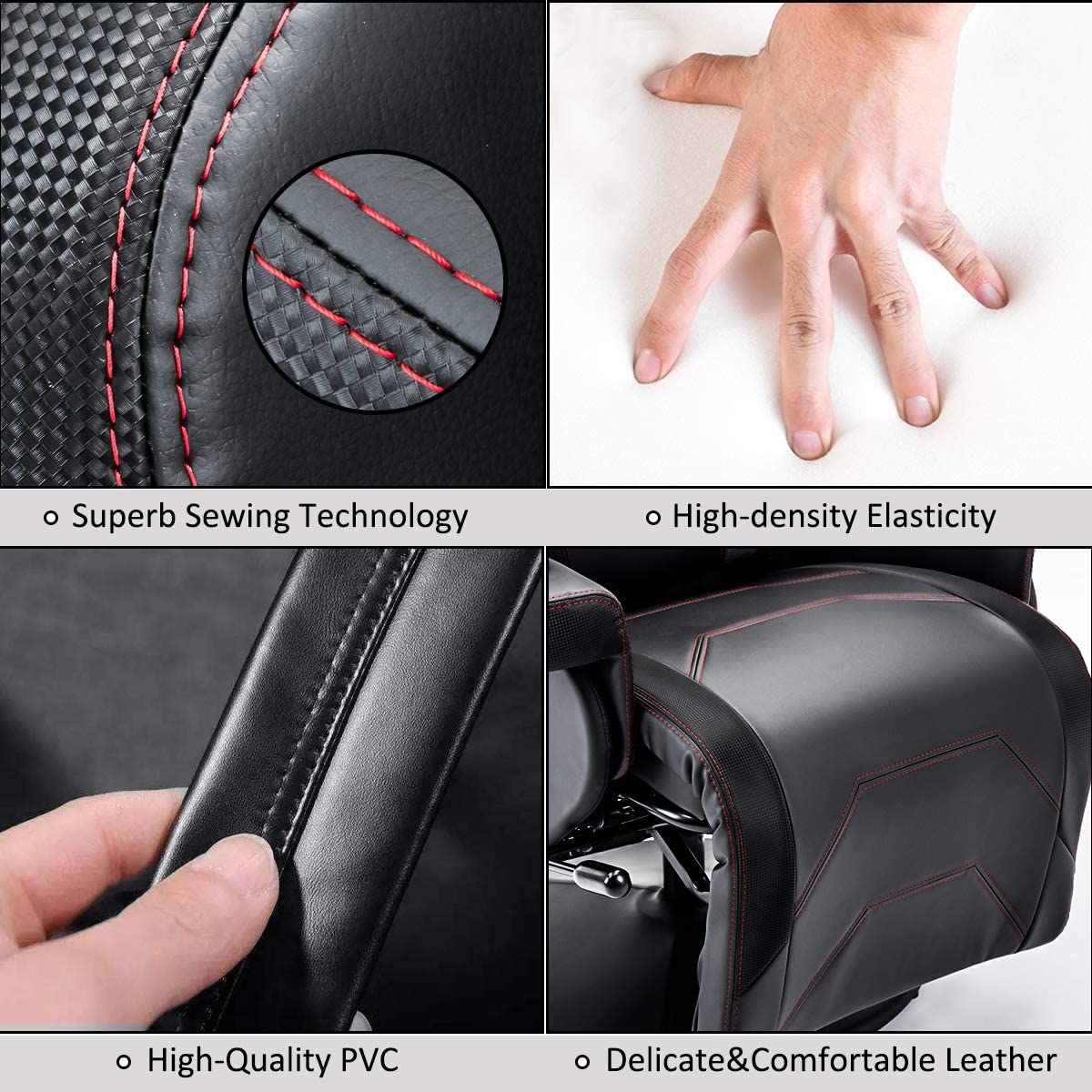 Office/Home/Apartment Gaming Chair with Cup Holder and Adjustable Backrest 90-135°