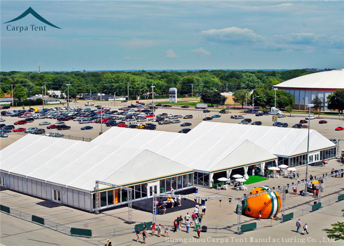 A-Frame Large Exhibition Event Tents With Aluminum And PVC Tent Fabric, 20m * 30m Big Canopy
