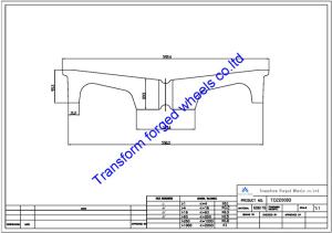 China TC220003 22 inch forged center disk blanks factory