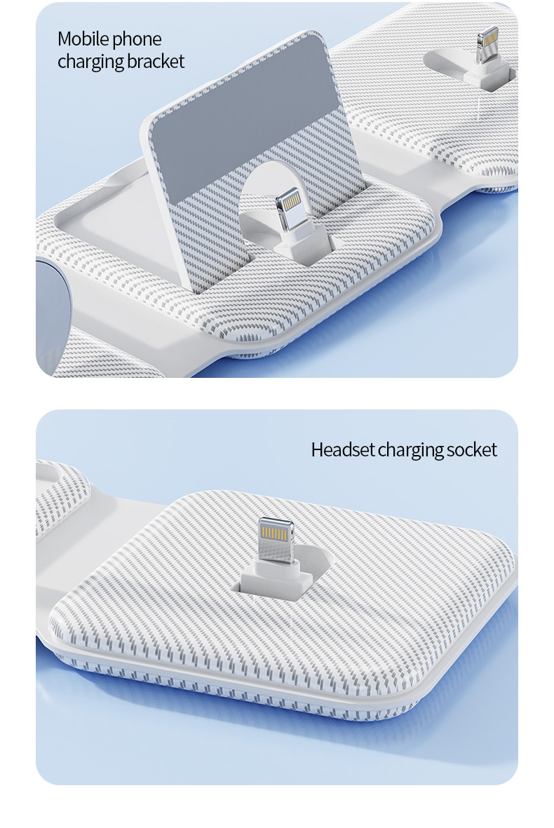 Foldable Magnetic 3 In One Wireless Charger Vertical Fast Speed