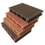 Outdoor Flooring Decoration Customized 75mm*25mm Wood Plastic Composite WPC