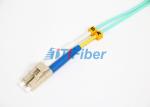 Duplex OM4 Fiber Optic Patch Cord Lc To Lc Patch Cable With Ceramic Ferrule