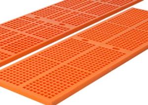 China Rectangular Hole Pu Screen Mesh For Dewatering , Longlife factory