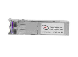 China DONGWE DW-C0334-20C(D) 155M, 1310nm / 1490nm; Compact SFP bidi, 20KM, DDM 0ºC~+70ºC factory
