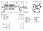 Chamber Filter Press for sludge dewatering plate size 2000x2000mm