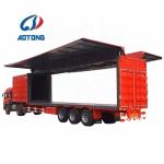 11000*2500*1500 Truck Trailer 3 Axles Box Cargo Truck Wing Van Opening Semi