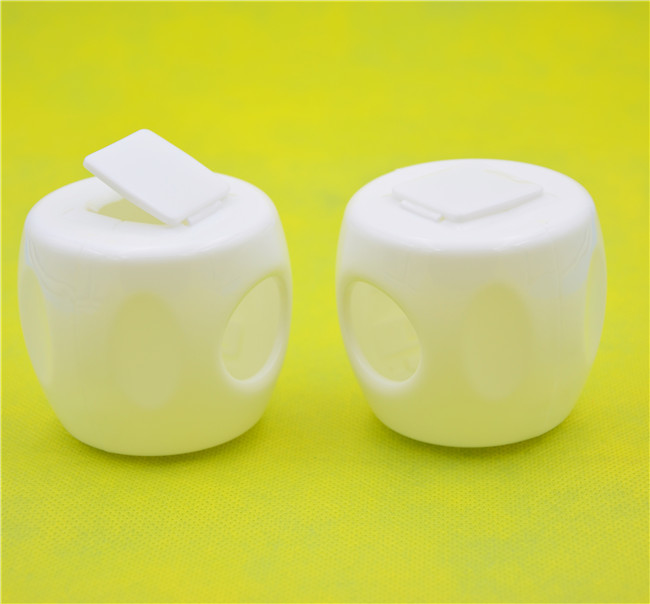White Color Round Door Knob Covers Baby Safety For Infants / Toddlers Age Group