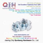 QBH M4-M10 DIN1624 Blue White Yellow Zinc Plated Carbon Steel Half Teeth Four