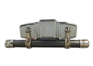 China Funeral Silver Casket Handle Hardware , Coffin Surface Casket Accessories With ABS / PP Panels factory