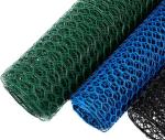 Lowest price China direct factory pvc coated hexagonal wire mesh green plastic
