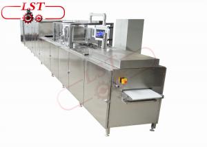 China Full automatic chocolate bar making chocolate depositing line factory