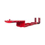 3 Axles 4 Axle Gooseneck Low Bed Hydraulic Lowboy Truck Semi Trailer With 1310mm