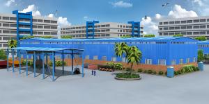 China ISO Certified Prefabricated Steel Structure Warehouse 1000 Square Meter factory