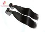 Natural Black Peruvian Human Hair / Straight Hair Bundles No Shedding