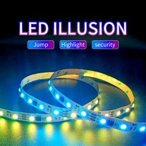China 5050 RGB Bar Colorful Running Lamp Flexible Neon Light Band factory