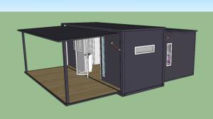 China Spacious Living Expandable Container House , Prefabricated Mobile Homes factory