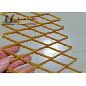 Partitions Aluminum Expanded Mesh 1.0mm 0.5m Diamond Shape Wire Mesh